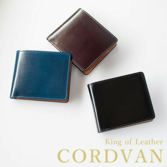 コードバン二つ折り財布