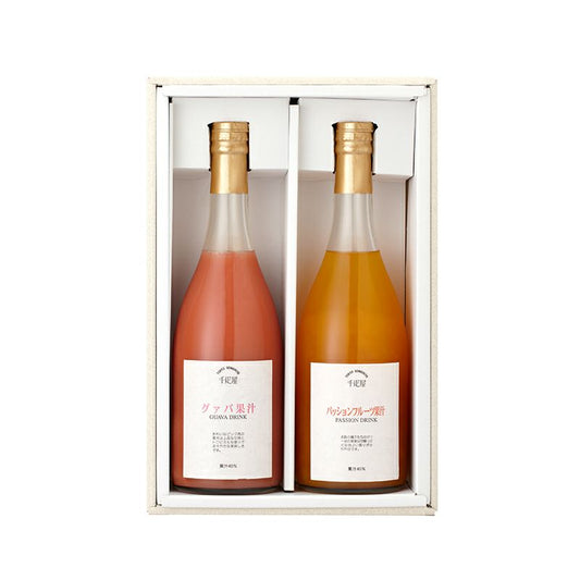トロピカル果汁2本入(グァバ・パッションフルーツ)
