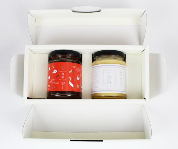 国産はちみつギフトセット(福蜜,雪白)