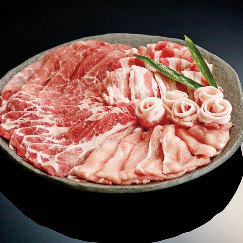 安納黒豚 しゃぶしゃぶ食べ比べセット900g