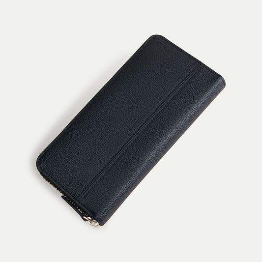 【撥水牛本革】長財布(蛇腹ラウンドファスナー)