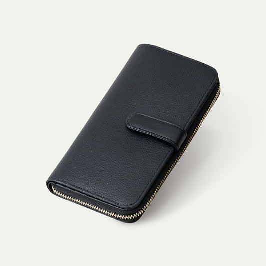 【撥水牛本革】ダブル長財布