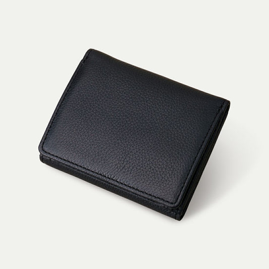 【撥水牛本革】三つ折り財布