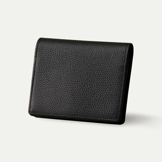 【撥水牛本革】通しマチ名刺入れ