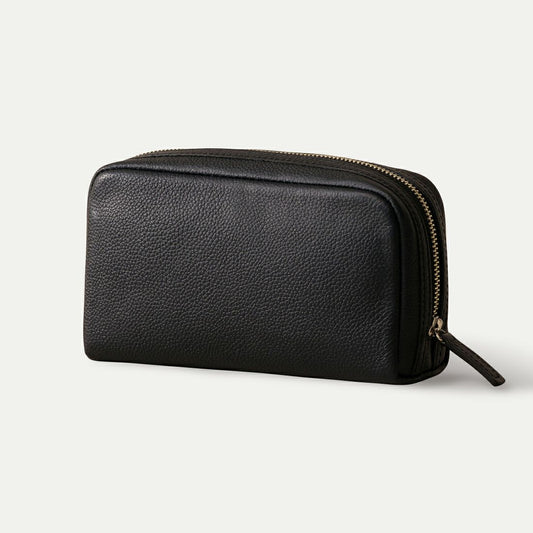 【撥水牛本革】ボックスポーチ