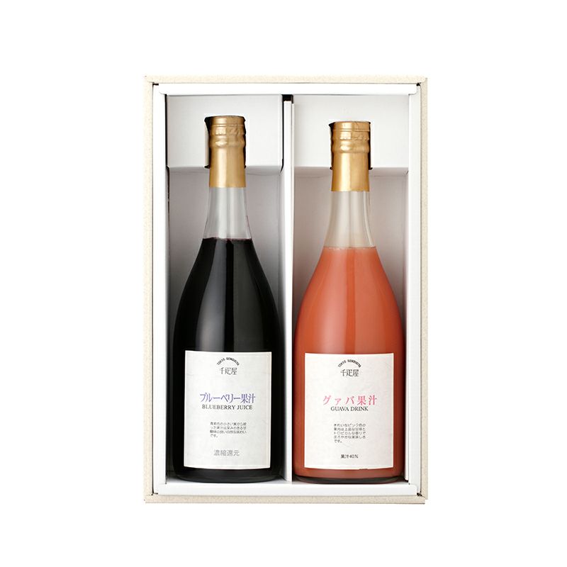 ベリー果汁&トロピカル果汁2本入