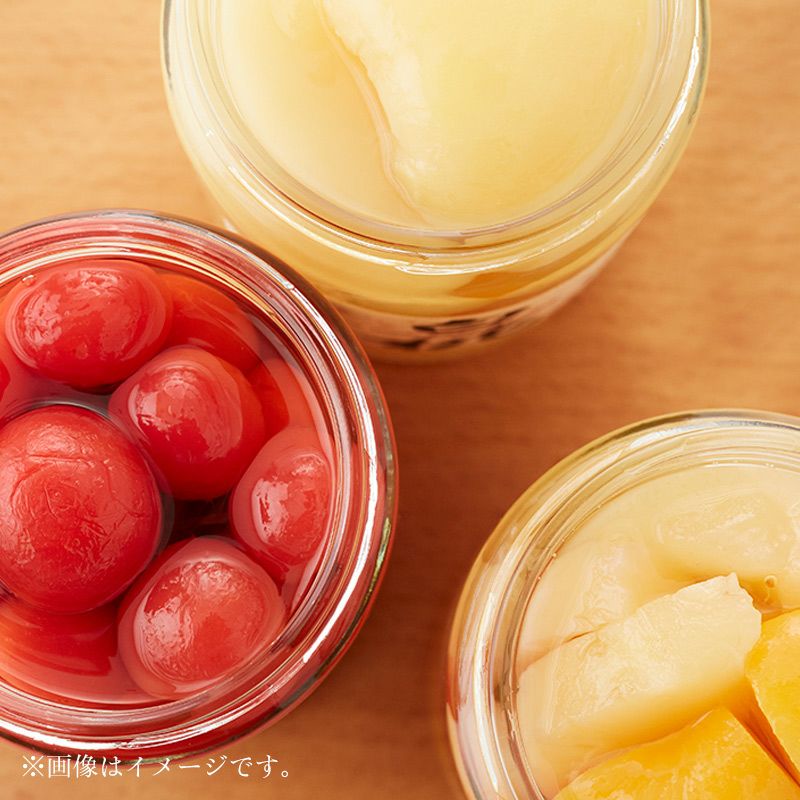 杏仁豆腐(1本)&フルーツコンポート(フルーツポンチ、白桃)