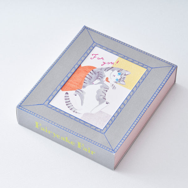 LetterBOX cat cookie ネコクッキーレターボックス For you!オリジナルカード付き