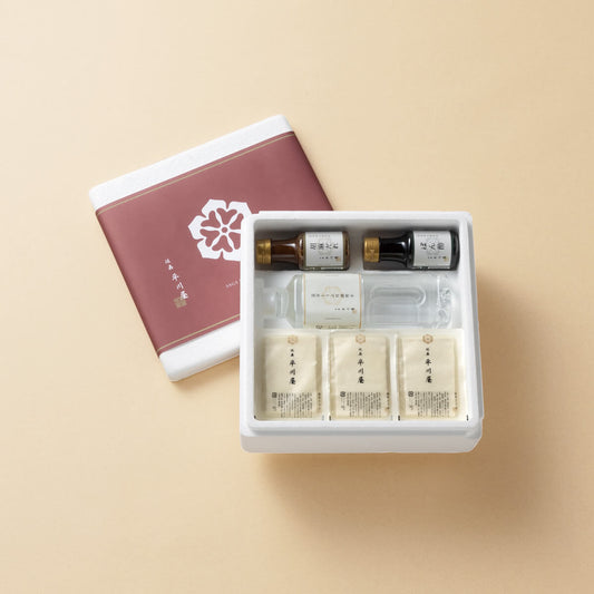 温泉湯豆腐3丁入り(胡麻だれ・ぽん酢付き)