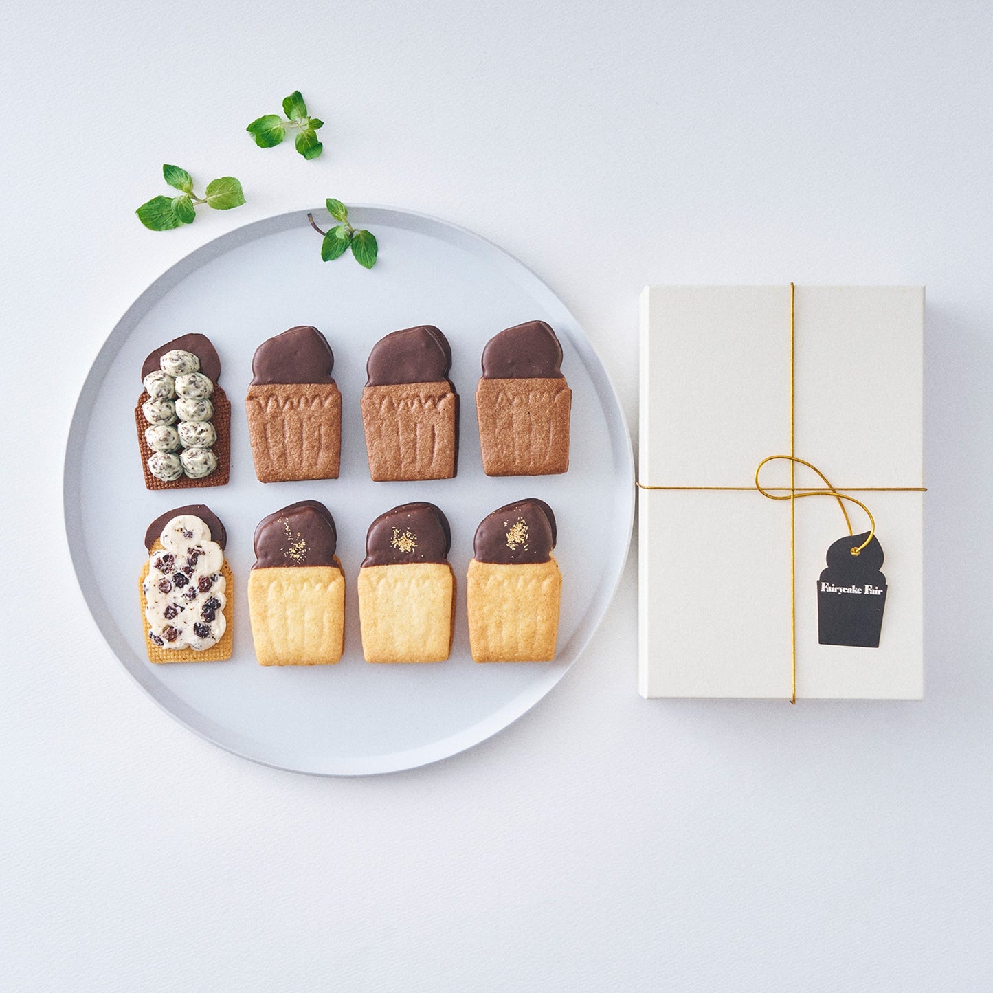 フェアリークリームウィッチ 生バターサンド レーズン&チョコミント2種セット ギフト箱