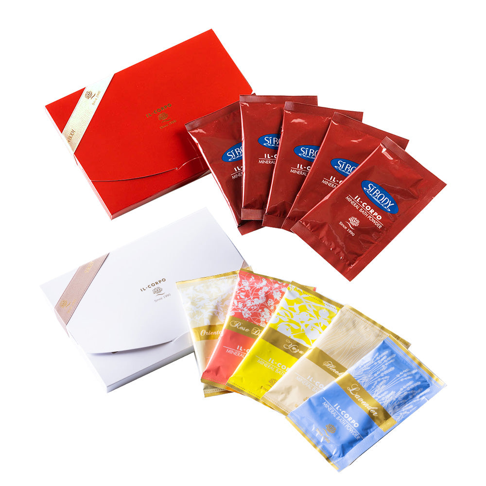 イルコルポ ミネラルバスパウダーオリジナル&アロマコレクション グリーティングギフト・