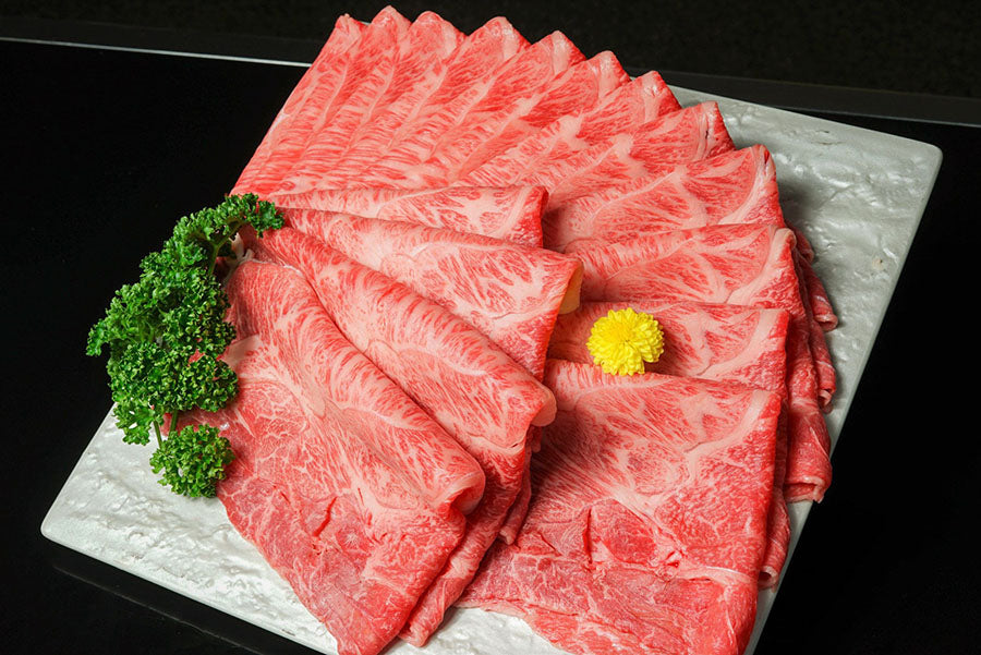 【ギフト】国産げんさん牛霜降みすじすき焼・しゃぶしゃぶ用 1.0kg