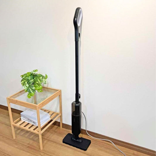 【RakuOka】QDスチームモップ ブラック