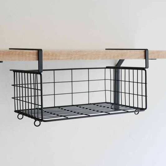 【POSH LIVING】ハンギングバスケット ブラック(ショート)