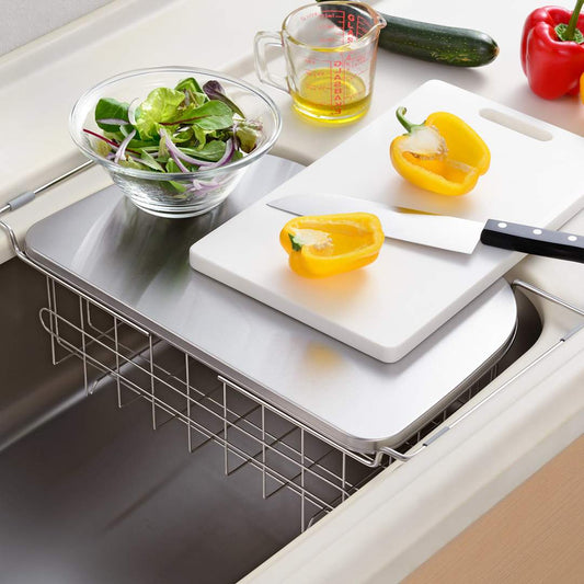 【AUX】調理スペースが広がるトレー&水切り