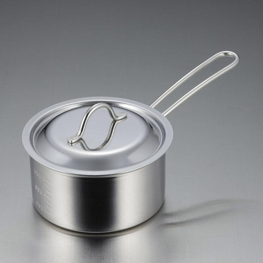 【下村企販】食洗機で洗えてきれいに注げる片手鍋14cm