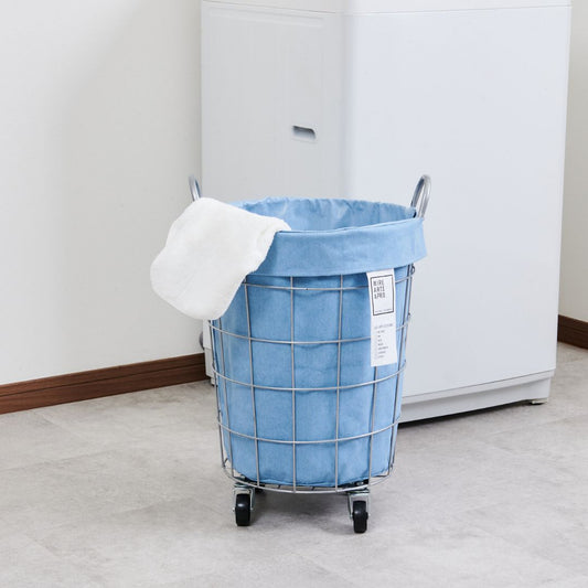 【kurasso】ランドリーストレージラウンド 33L デニム