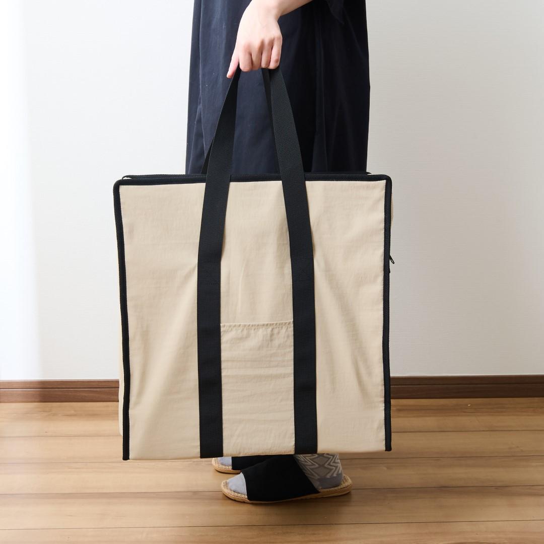 【kurasso】縦にも横にも持てる保冷バッグ
