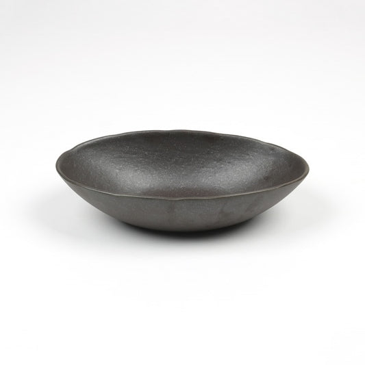 AKOMEYA TOKYO/ 丸実窯 カレー皿 小 黒