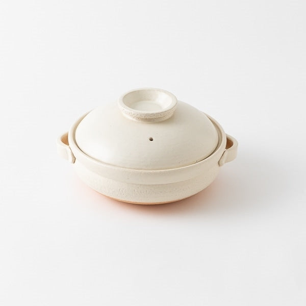 AKOMEYA TOKYO/ 信楽焼 土鍋8号 白マット