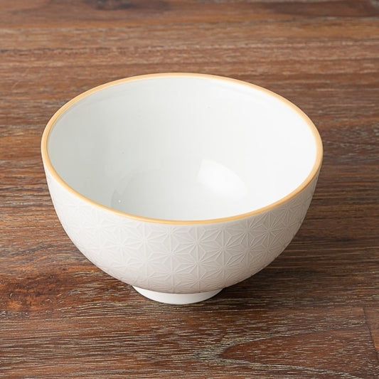 AKOMEYA TOKYO/ 美濃焼晋山窯 和紙染 姫碗 麻の葉