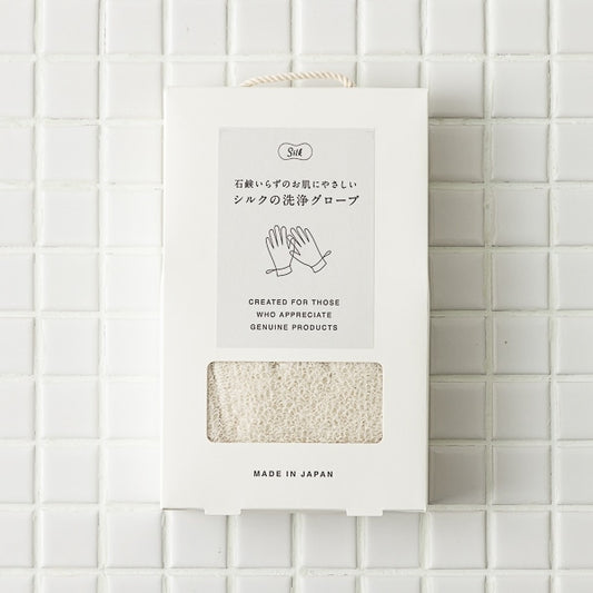 AKOMEYA TOKYO/ SUNAYAMA シルク 洗浄手袋