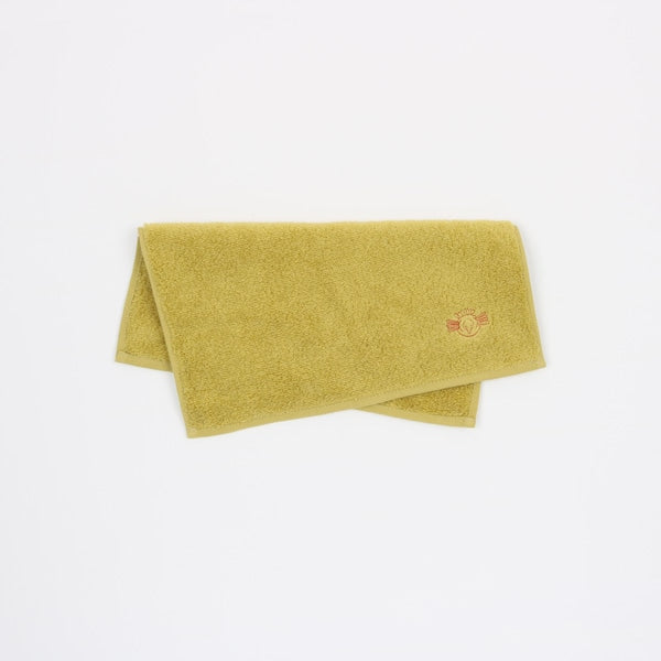 AKOMEYA TOKYO/ ふわふわ極甘刺繍ミニタオル 鶸色