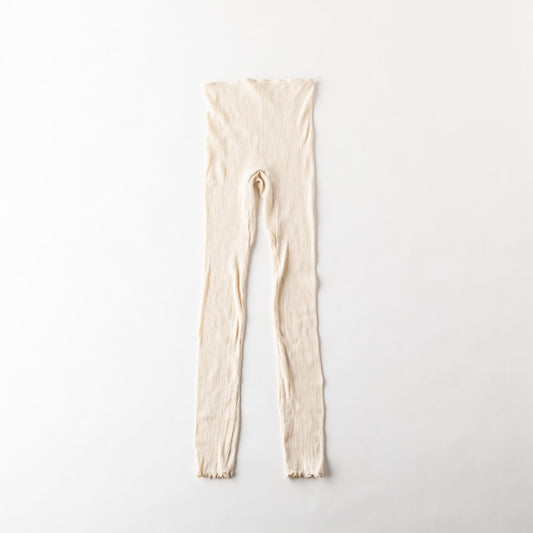 AKOMEYA TOKYO/ オーガニックコットンリブ ロングパンツ ナチュラル
