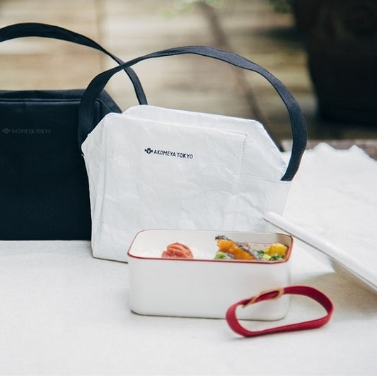 AKOMEYA TOKYO/ お弁当保冷バッグ 白