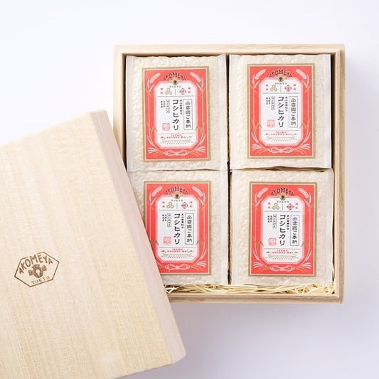 AKOMEYA TOKYO/ 令和6年度 謹製桐箱入り 飯南町コシヒカリ【2合パック(白米)】