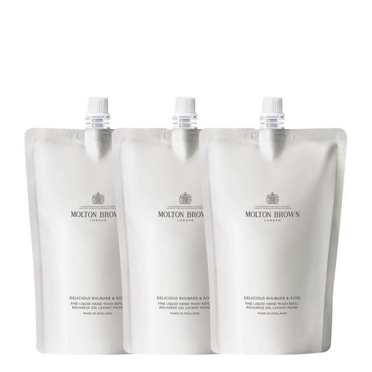 デリシャス ルバーブ&ローズ ハンドウォッシュ レフィル 400ml 3本セット