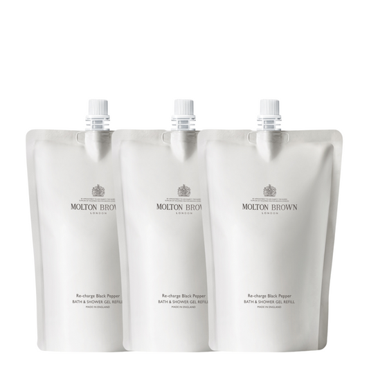ブラックペッパー バス&シャワージェル レフィル 400ml 3本セット