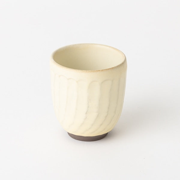 AKOMEYA TOKYO/ねじりそぎ 湯呑 白マット