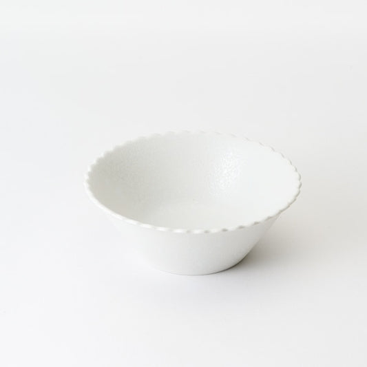 AKOMEYA TOKYO/ 渕波ボウル 吹釉白彩 M