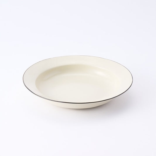 AKOMEYA TOKYO/ 渕錆リムボウル 大 オフホワイト