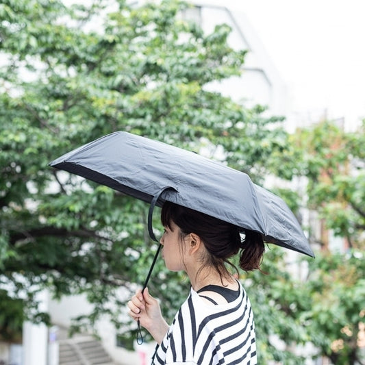 AKOMEYA TOKYO/ 晴雨兼用 軽量折り畳み傘 UV99%カット ブラック