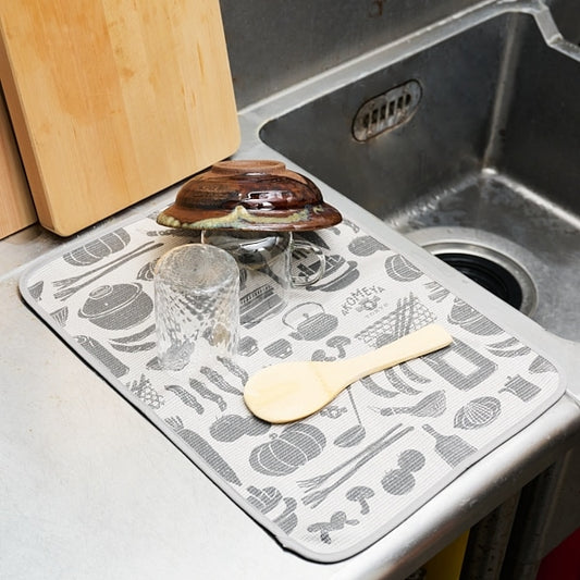 AKOMEYA TOKYO/ 抗菌・防臭水切りマット グレー