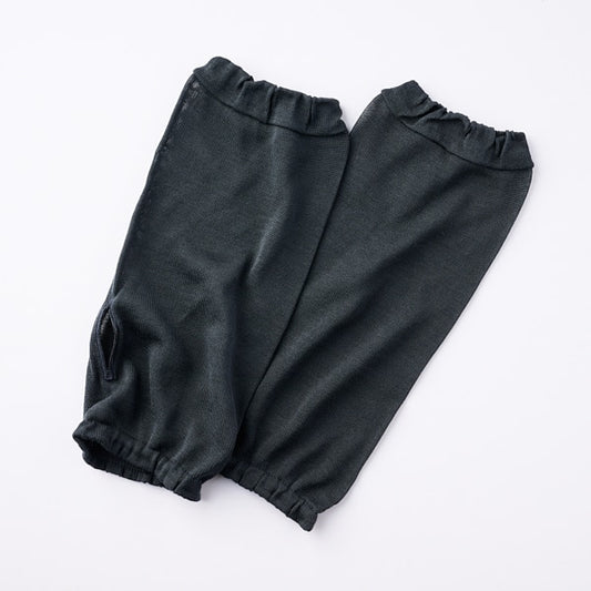 AKOMEYA TOKYO/ シルク100%UVアームカバー ショート グレー