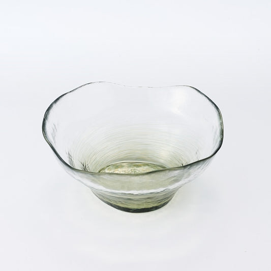 AKOMEYA TOKYO/ 津軽びいどろ ラウンドボウル 松葉色