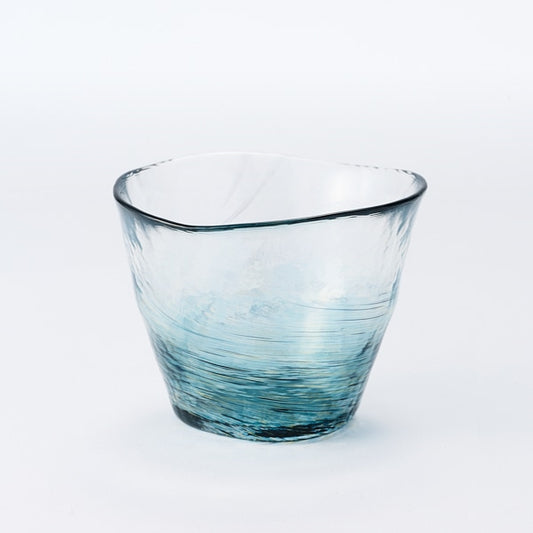 AKOMEYA TOKYO/ 津軽びいどろ フリーグラス 藍鼠