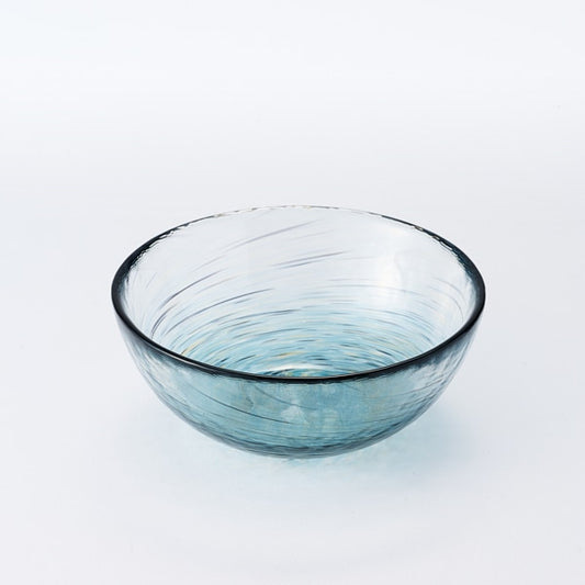 AKOMEYA TOKYO/ 津軽びいどろ スモールボウル 藍鼠