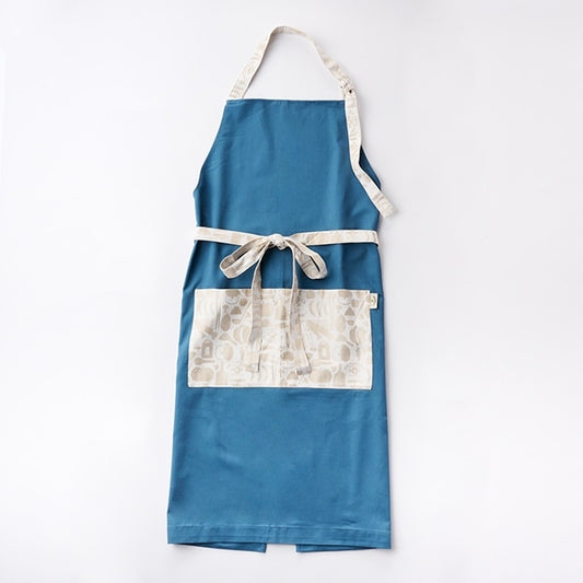 AKOMEYA TOKYO/ ジャガードエプロン ネイビー