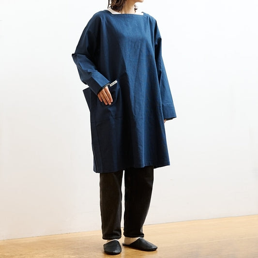AKOMEYA TOKYO/ NAPRON SMOCK ネイビー