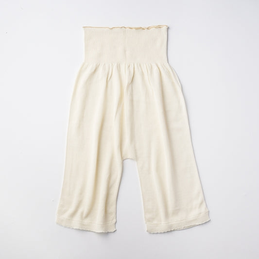 AKOMEYA TOKYO/ かぜまとう、ふんわりガーゼの綿シルクペチパン アイボリー