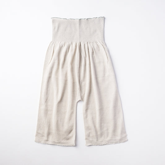 AKOMEYA TOKYO/ かぜまとう、ふんわりガーゼの綿シルクペチパン ライトグレー