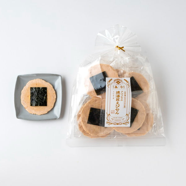 AKOMEYA TOKYO/ アコメヤの焼き海苔えびせん うにチーズ