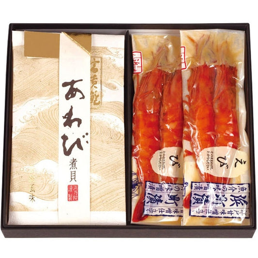 富貴鮑・海老味噌漬セット