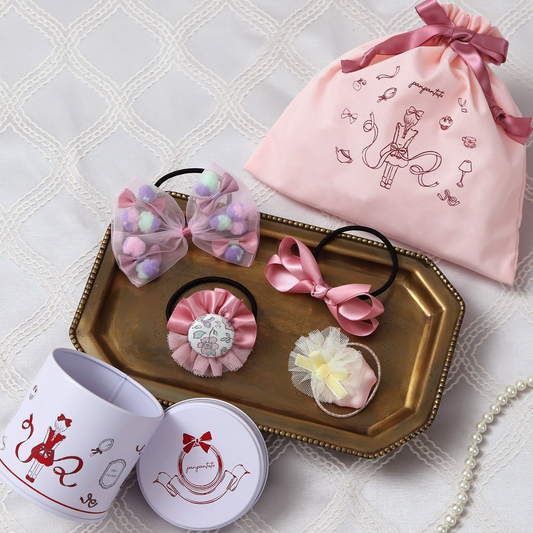 プチジュエル缶/リボンシャワー ベビーピンク