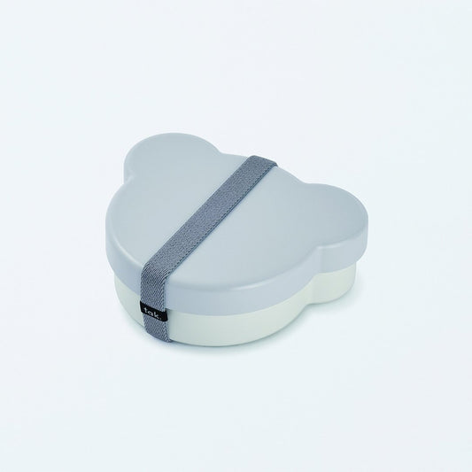 キッズディッシュ ランチボックス ベア グレー