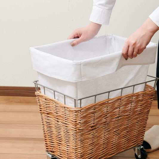 【BRID】ウィロー ランドリーバスケット キャスター付き 28L